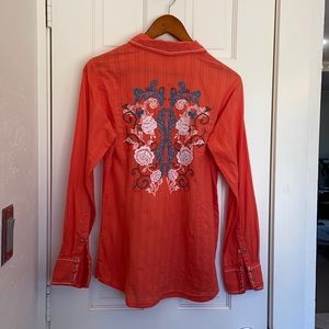 Ariat Fitted Coral Shirt